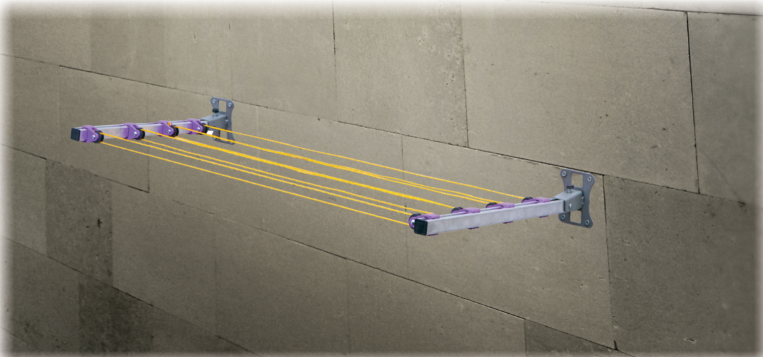 Çamaşır Askılığı Katlanır Makaralı